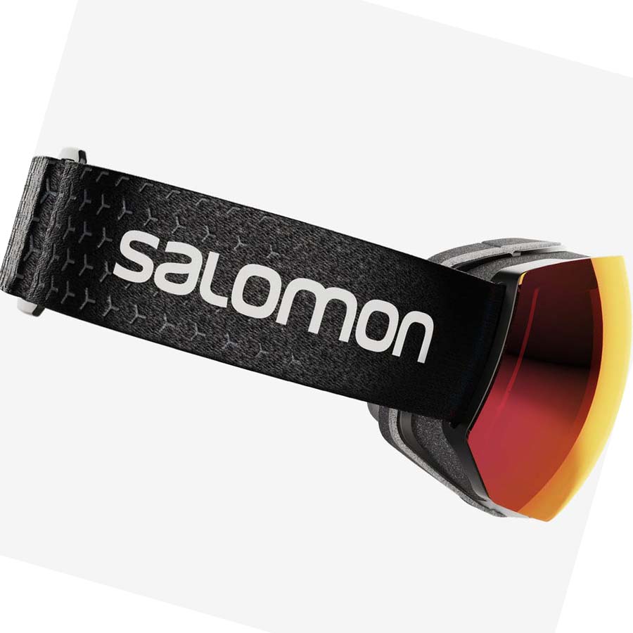 Salomon RADIUM PRO SIGMA Védőszemüveg Férfi Fekete Fehér | HU 2731NWY